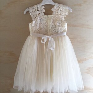 Layla Girls Ivory Tutu Dress
