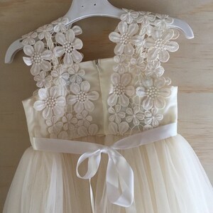 Layla Girls Ivory Tutu Dress