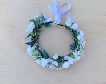Allegra Girls White Flower Crown