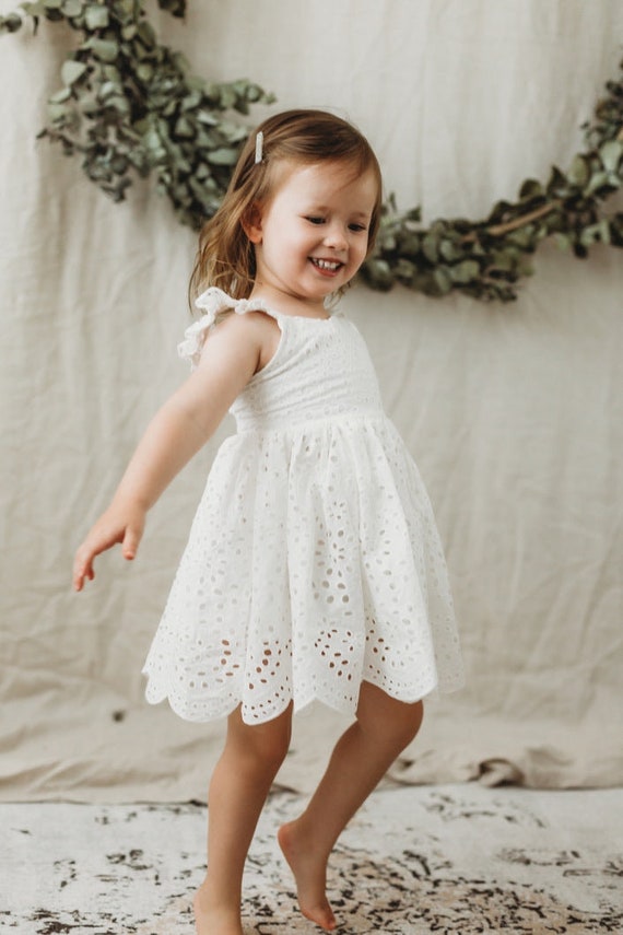 Girls white clearance sundress