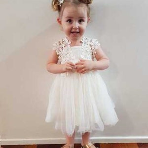 Layla Girls Ivory Tutu Dress