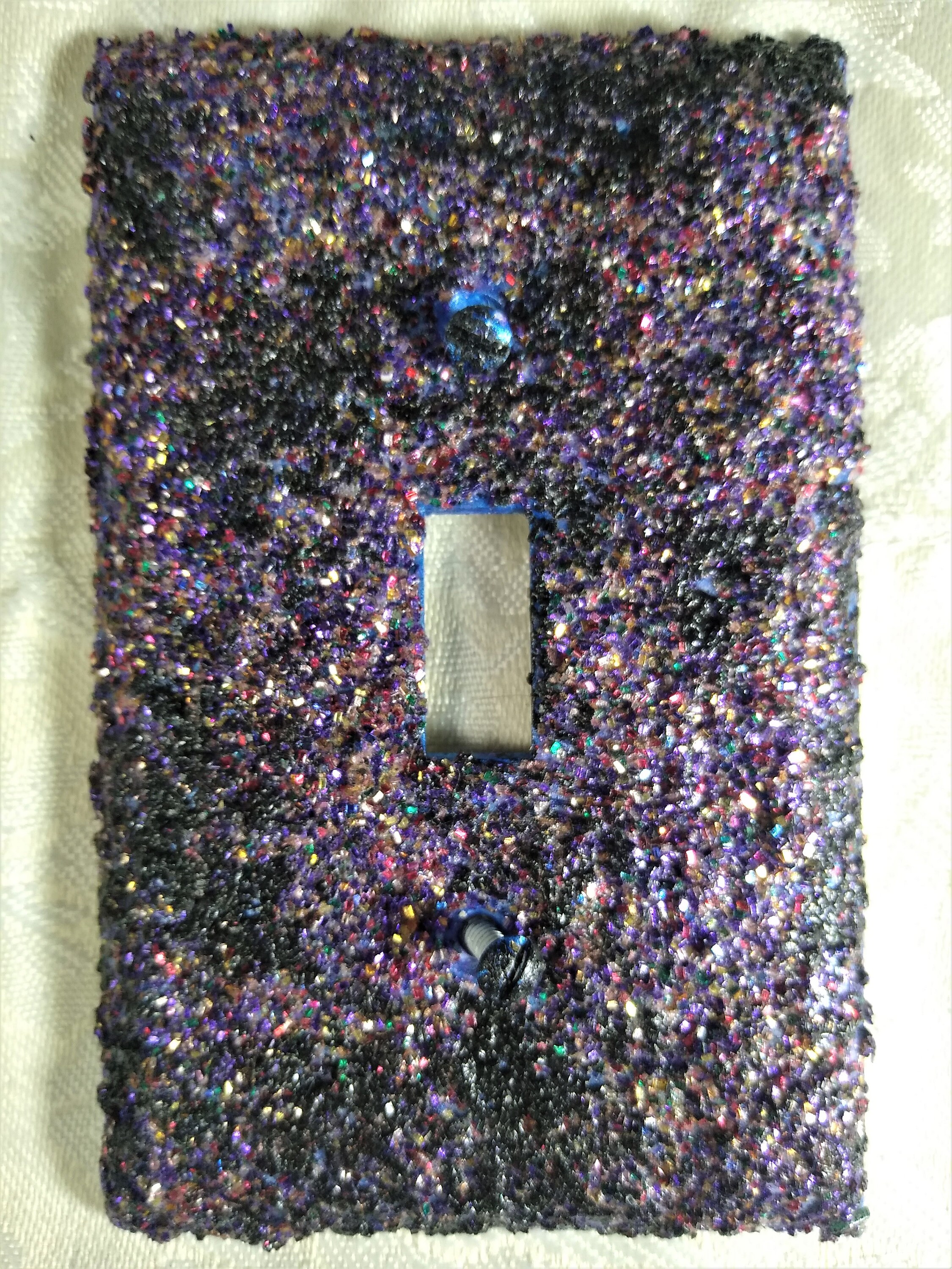 Galaxy Space Hand Painted Light Switch Plate Cover Wall Etsy