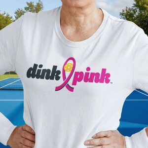 Pickleball Awareness Shirt | Dink Pink Tee | Breast Cancer Support Gift for Players