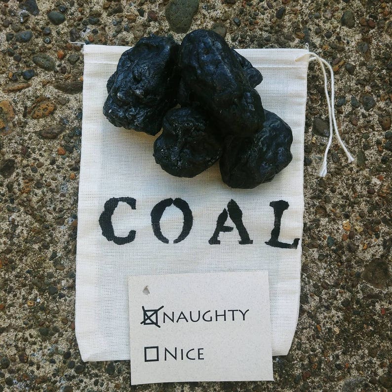 Coal Soap Christmas Gift Gag Gift Funny Christmas Present Etsy