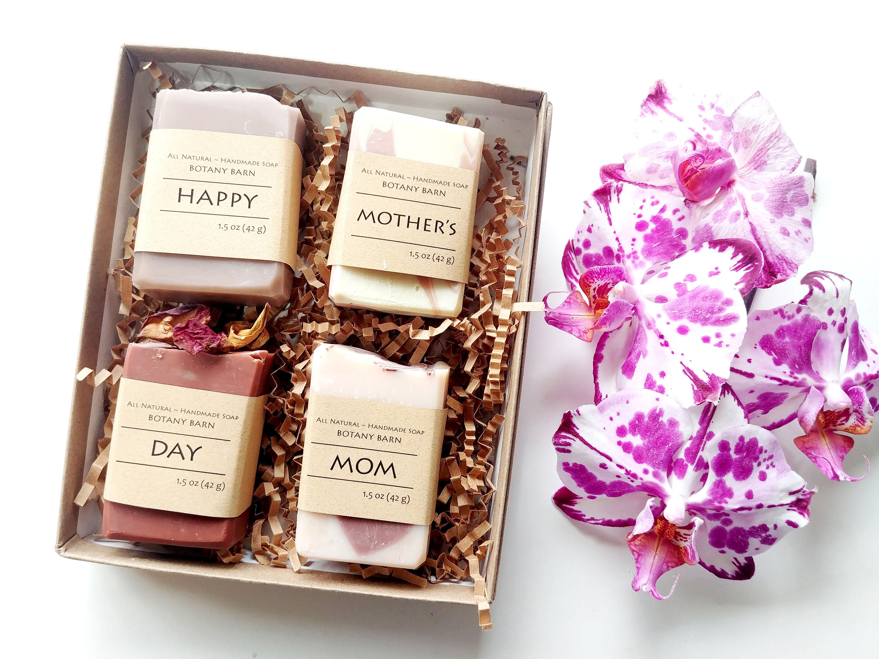 Small 1.5 oz Personalized Handmade Soap Gift Set. 4 Personal Etsy