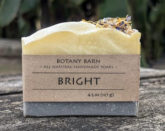Orange Clove Christmas Soap. Organic Handmade Holiday Scented Soap. Merry and Bright Homemade Cold Process Artisan Soap. Limited Edition.
