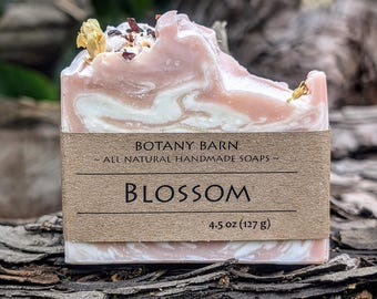Luxury Sweet Floral Soap, Ylang Ylang & Lavender Scented, All Natural Organic Soap, Handmade Cold Process Soap, Vegan Soap, Homemade Soap
