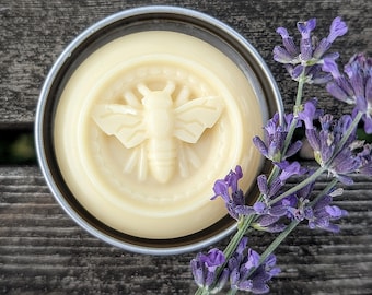 Natural Organic Solid Lotion Bar. Great Moisturizer for Hands or Body with Organic Jojoba, Shea Butter, Coconut, Almond Oils