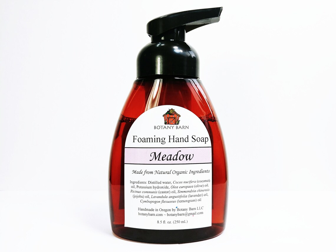 Foaming Liquid Hand Soap. Made From Organic Oils of Coconut Etsy