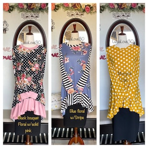 LuisaLove30~ High/Low w/front Flounce , New Prints added!