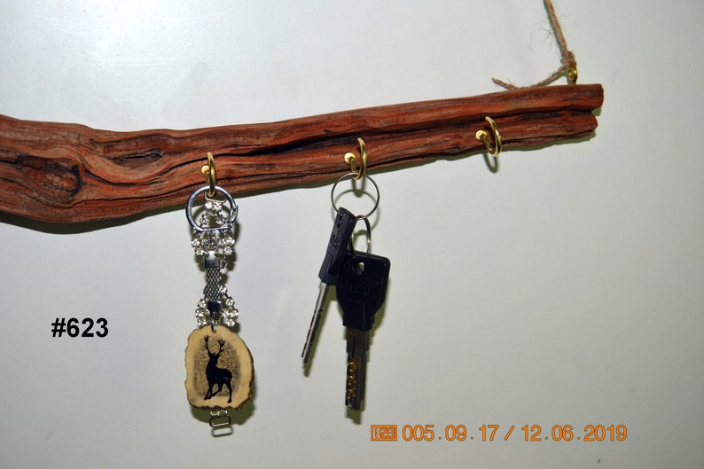 Driftwood Key Holder for Wall Beach Driftwood Jewelry Holder Etsy