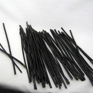 Set for I Ching 10&quot; Divination tools i ching staves divination set Dried yarrow stalks hexagram stems sticks achillee  black or red