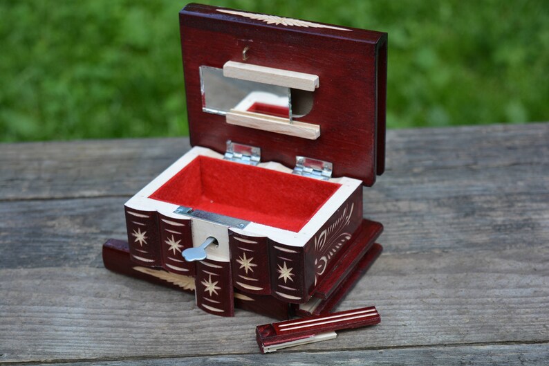 SECRET Stash Trick BOX Personalized Wood PUZZLE Box Small Etsy