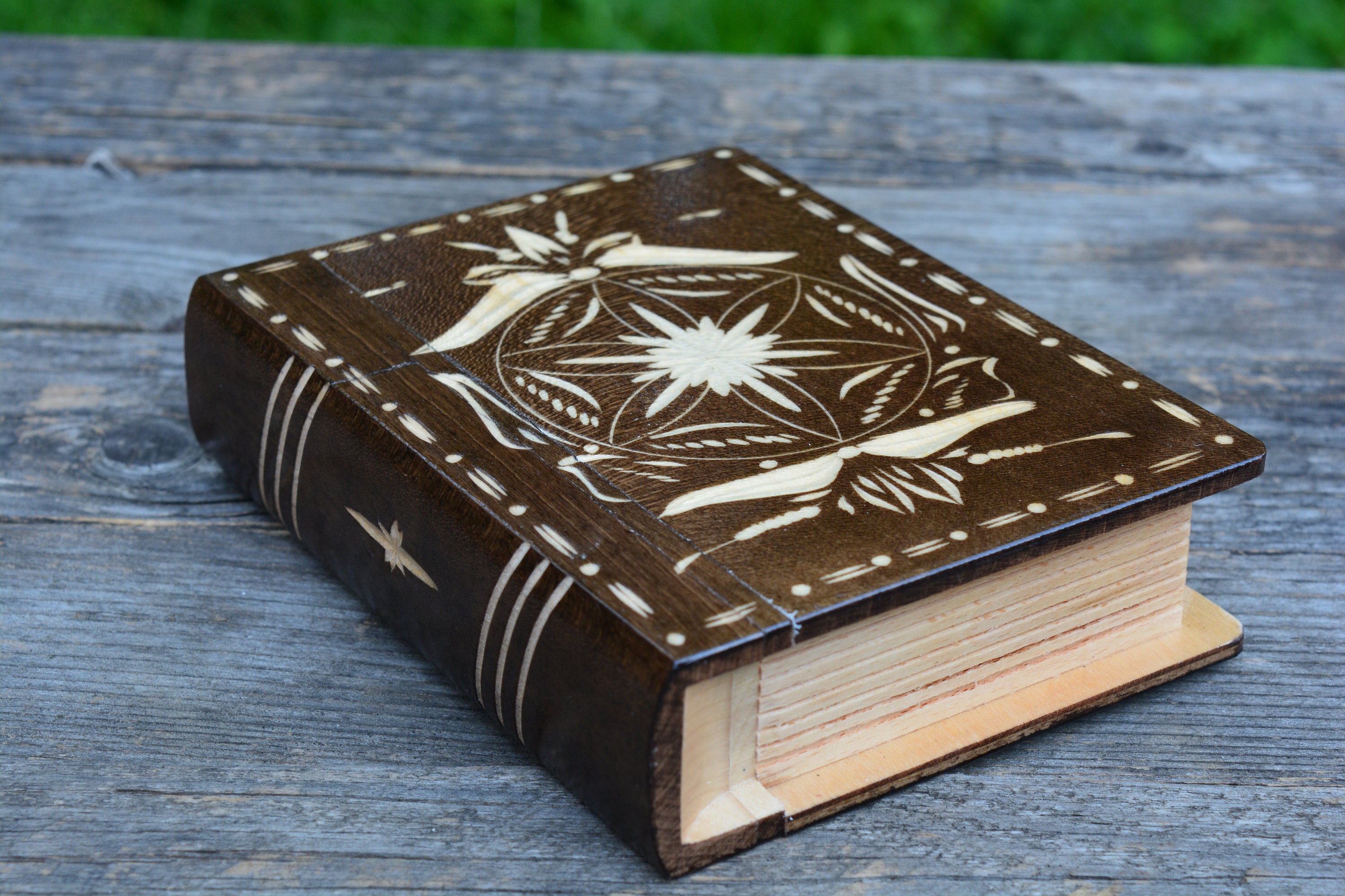 Puzzle Book box Brain teaser Money bank Secret book Trinket Etsy