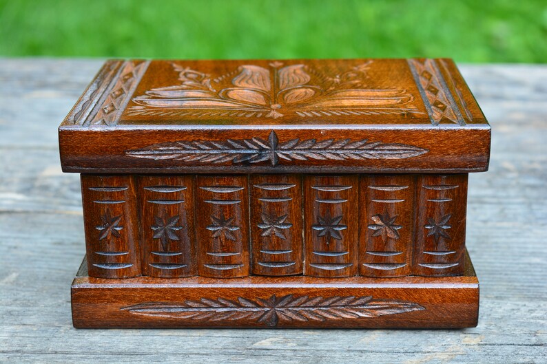 puzzle box with hidden compartment
