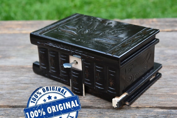 Wooden Puzzle Box Trick Secret Box Puzzle Gift Box Etsy