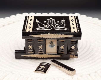 Handmade Birthday Gift Wooden Secret Puzzle Box– Hidden