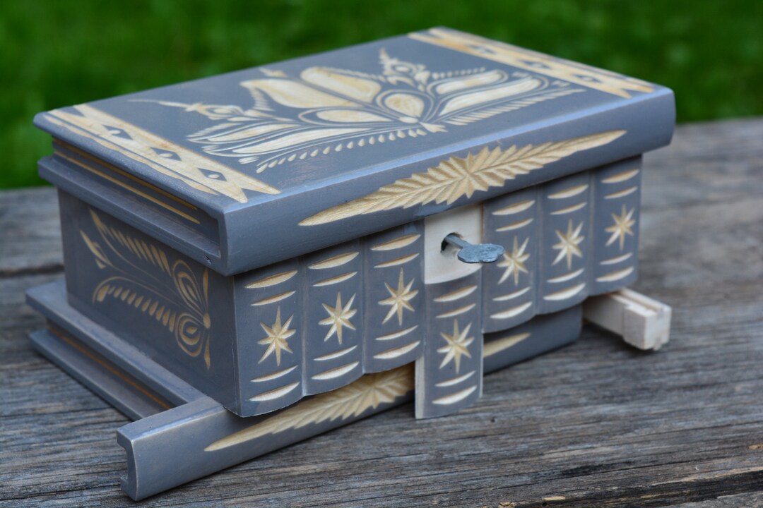 Personalized Puzzle Box Wooden, Hidden Compartment Brain Teaser Etsy