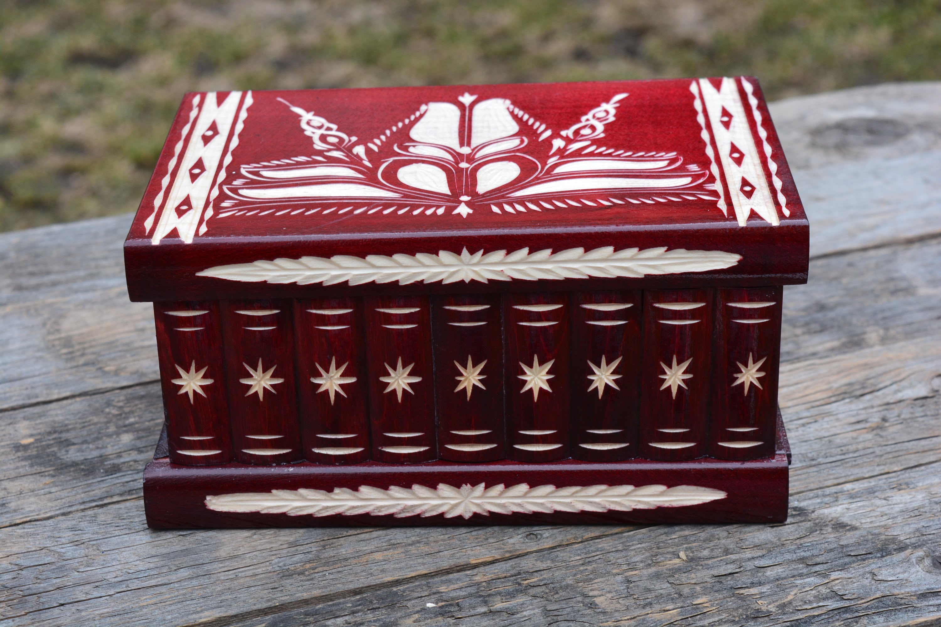 ENORME caja de rompecabezas de madera Rompecabezas Caja de Etsy España