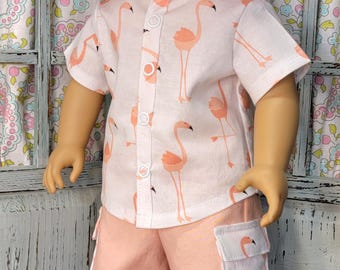Boys shirt and board shorts