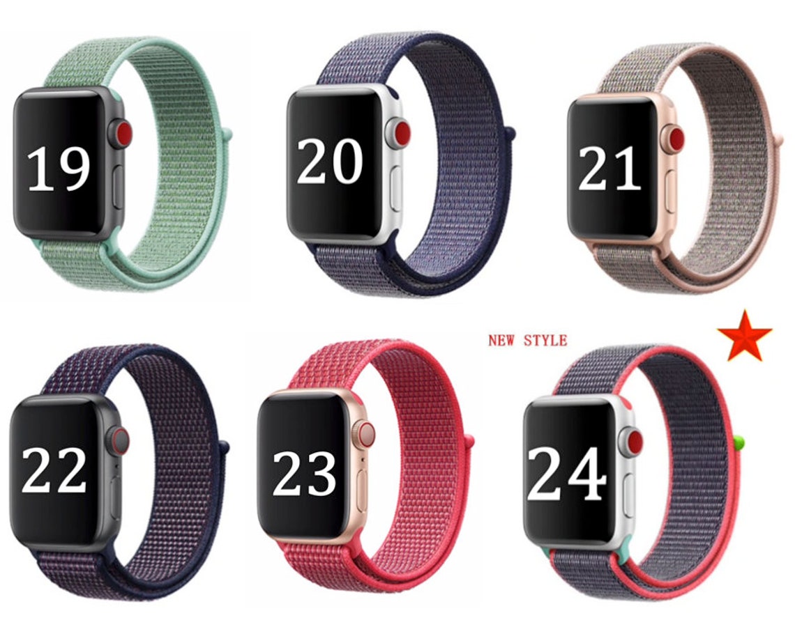 yunesa soft nylon loop apple watch band