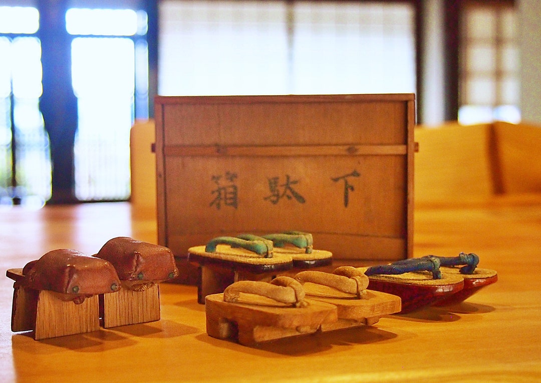 Vintage Miniature of Getabako Japanese Shoes Rack Etsy