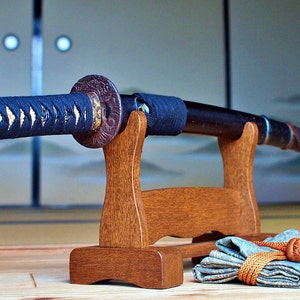 Antique “koshirae” finishing for wakizashi (katana)  full of symbolism.