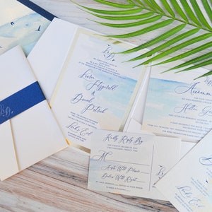 Beach Wedding Invitation