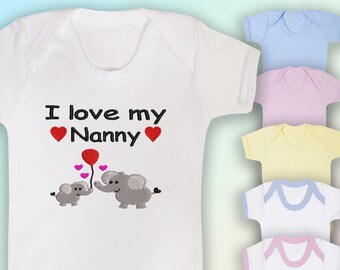 i love my grandma baby clothes uk