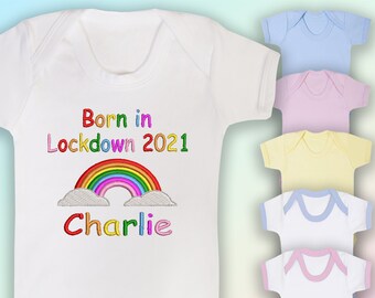 born in lockdown baby vest