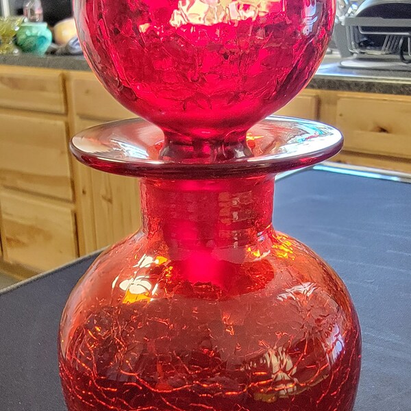 Orange Decanter Etsy