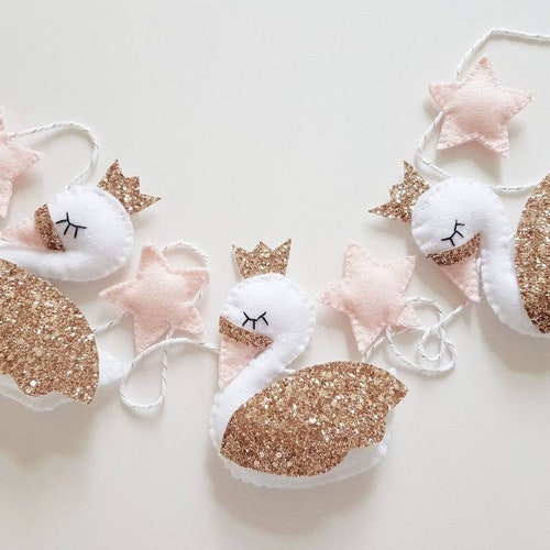 Swan Print Swan Nursery Artnursery Art Print Swan Poster Etsy