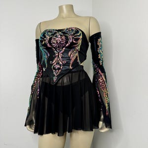 Aurora Rave Set, Rave Outfit, Rave Bodysuit