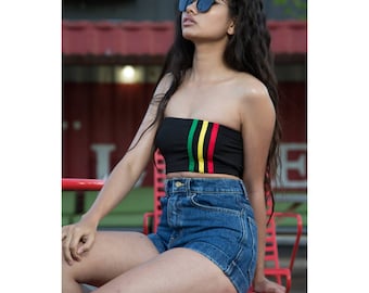 Rasta Top, Rasta Tube Top, Rasta Clothing