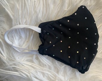 Rhinestone Glam Mask