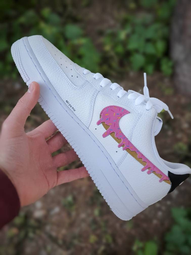 Air Force 1 Shoes/ Shoes/ Hand Painted/ Donut - Etsy