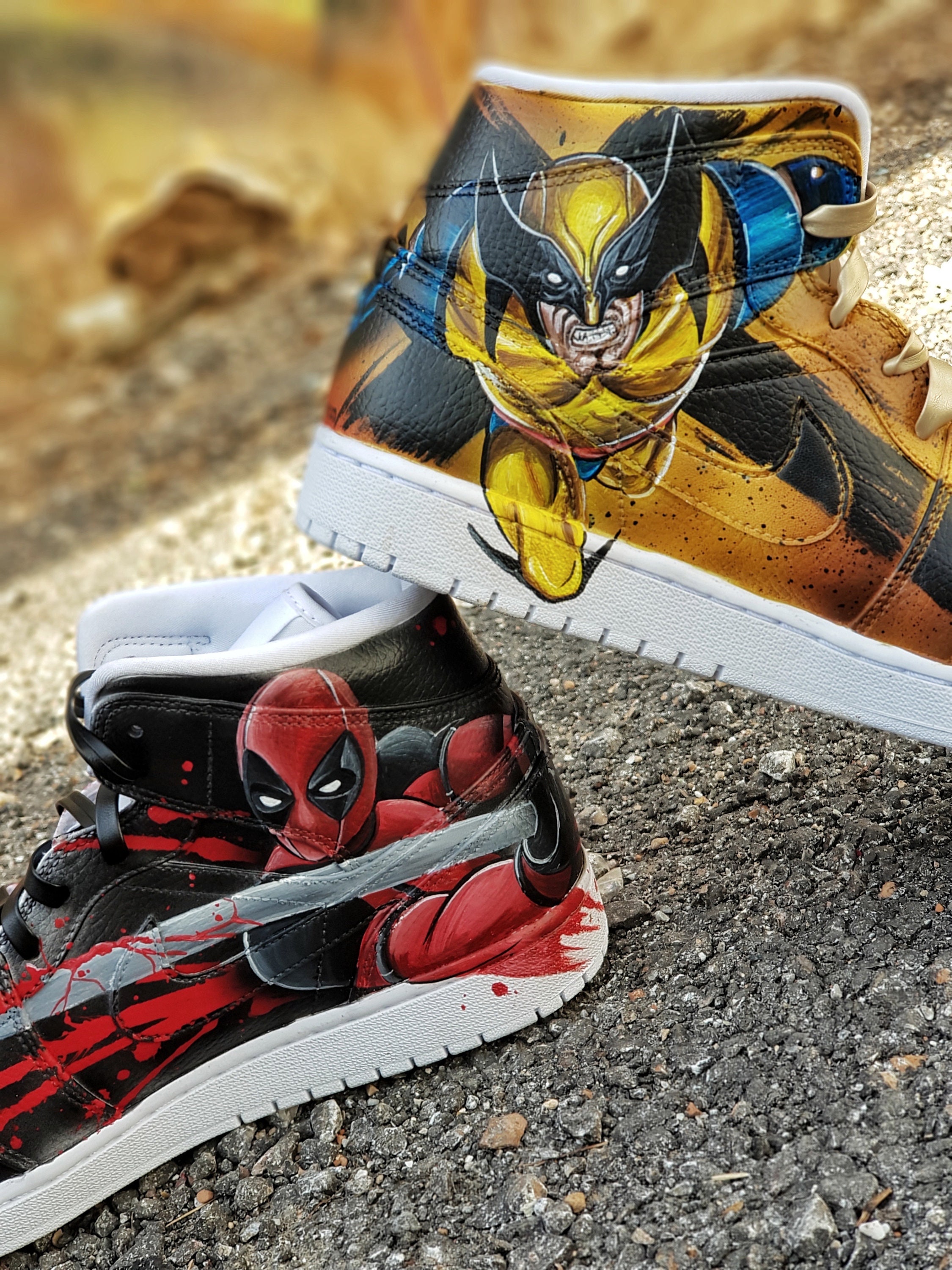 custom marvel nike shoes