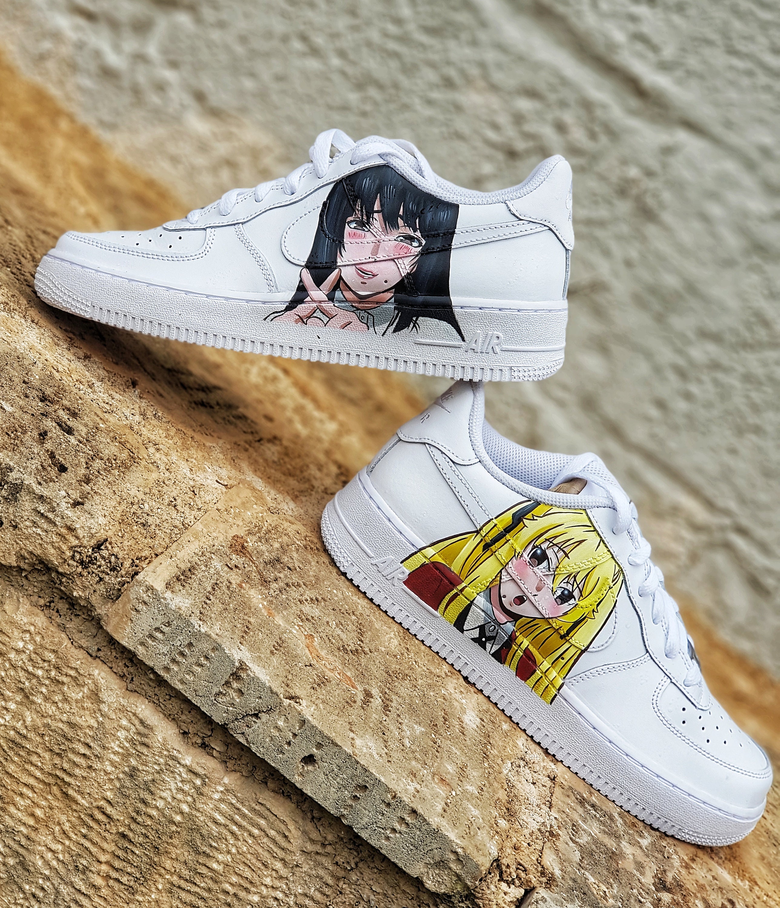 Zapatos Nike personalizados Zapatos Kakegurui personalizados AF1 Nike Custom kicks zapatillas hechas a mano anime Kakegurui comic Etsy Mexico