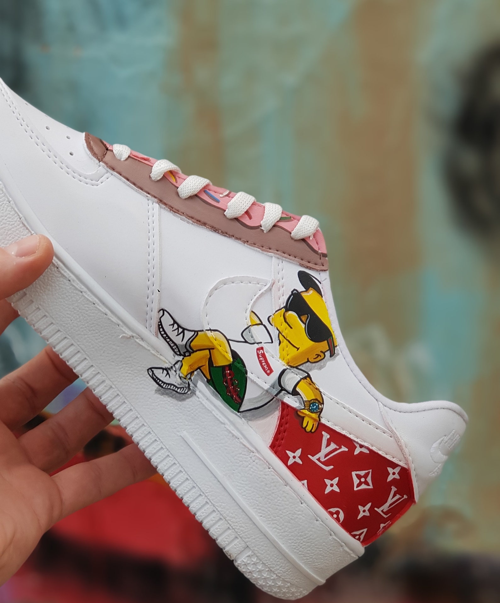 custom simpsons shoes
