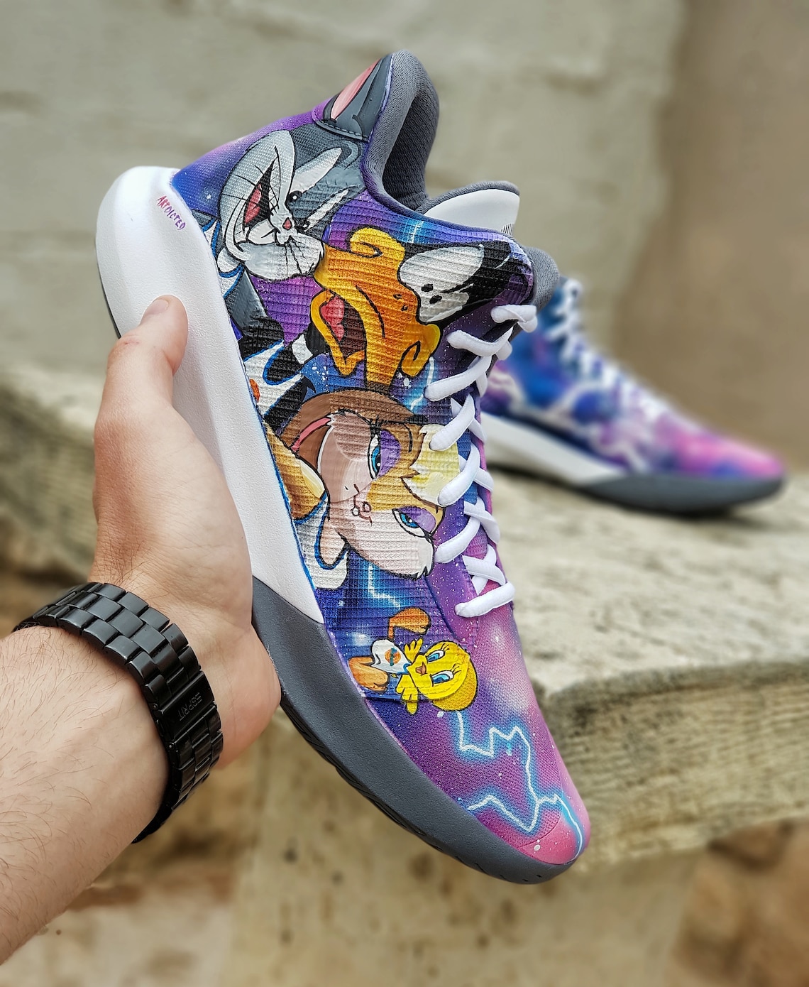 bronny james space jam shoes