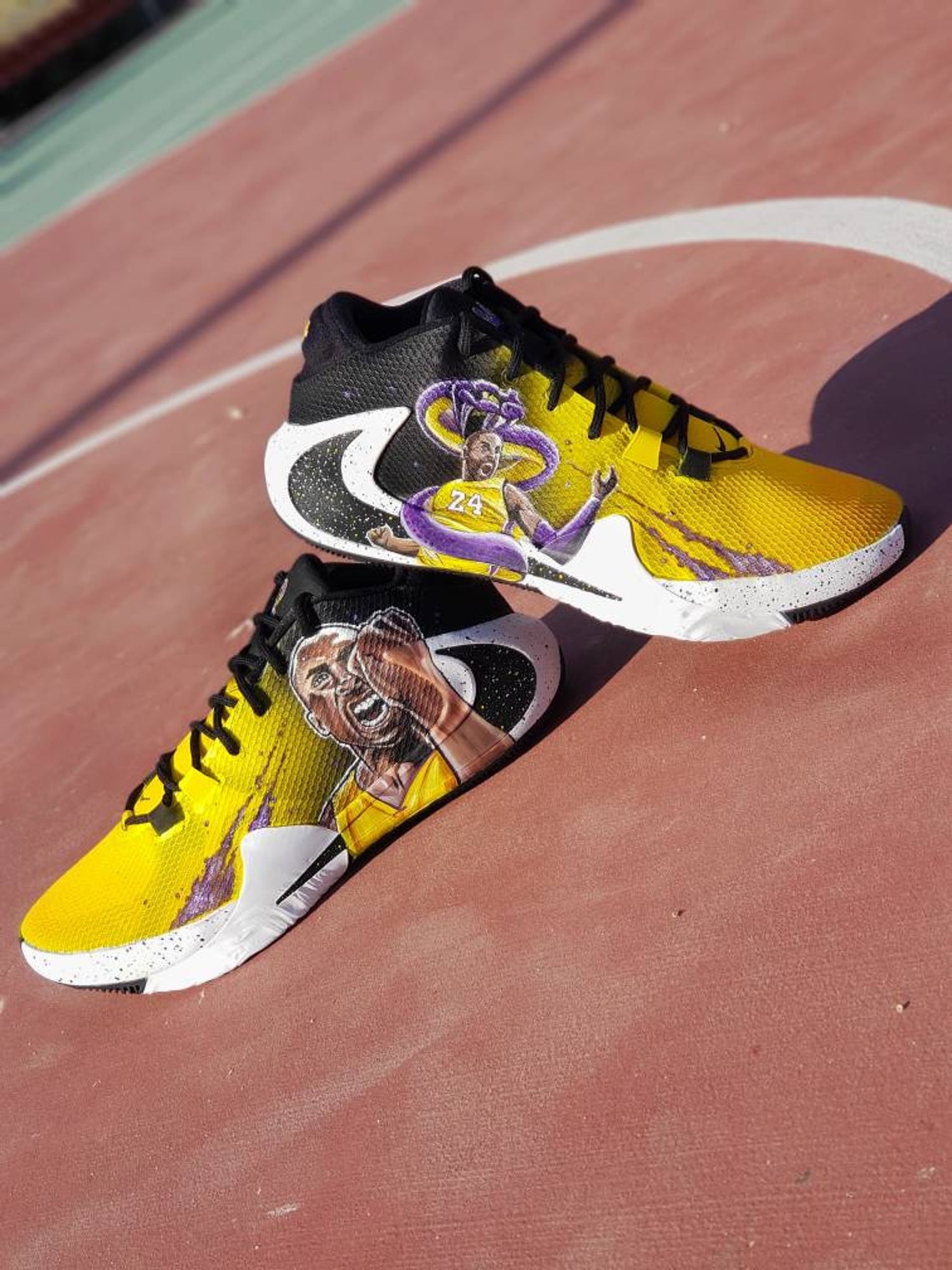 Custom Basketball shoes/ Custom Shoes/ NBA / Zoom FREAK 1/ Etsy