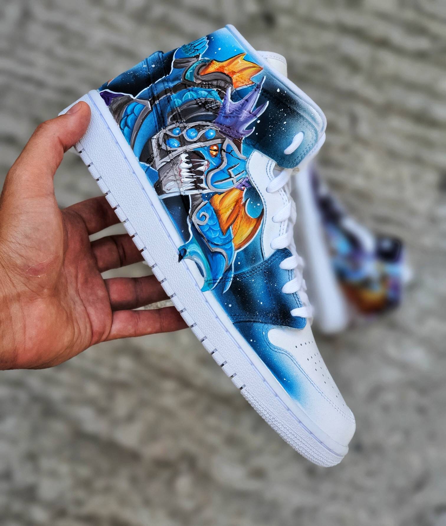 custom dinosaur air force 1