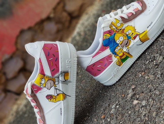 simpsons custom shoes