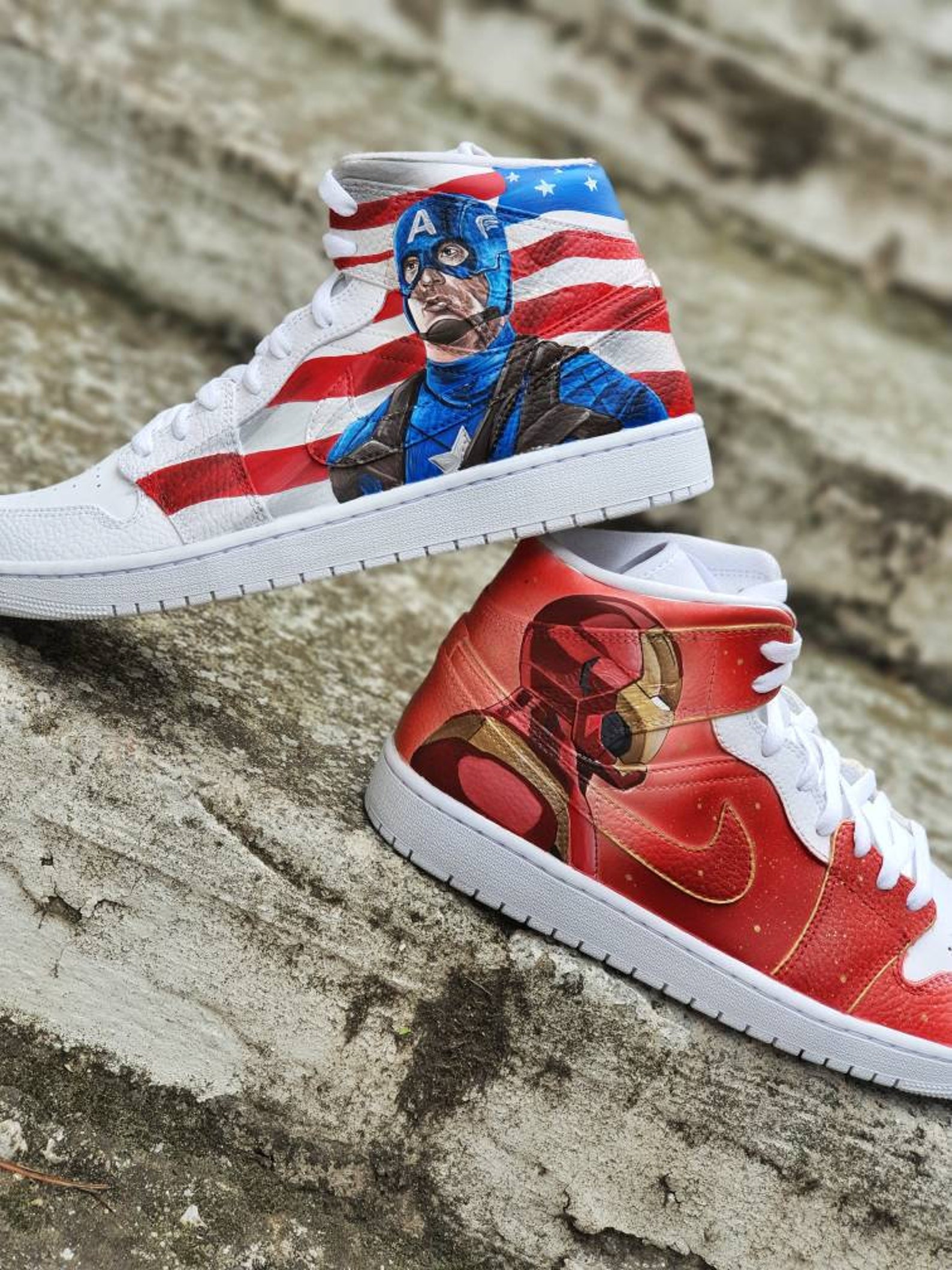 custom marvel nike shoes