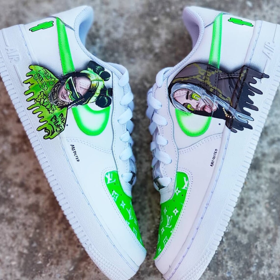 billie eilish shoes custom