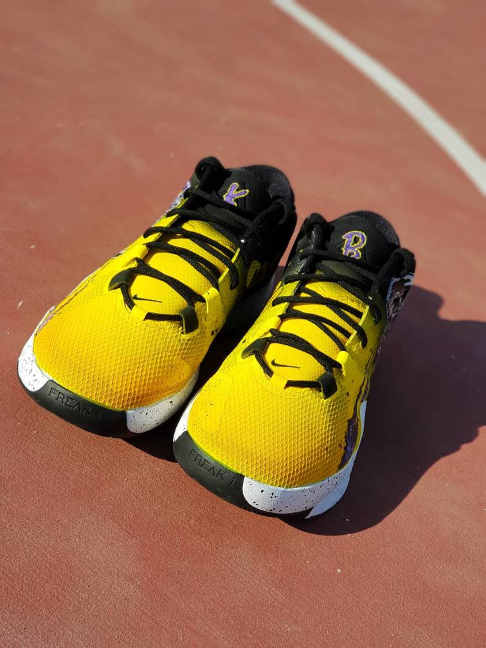 Custom Basketball shoes/ Custom Shoes/ NBA / Zoom FREAK 1/ Etsy