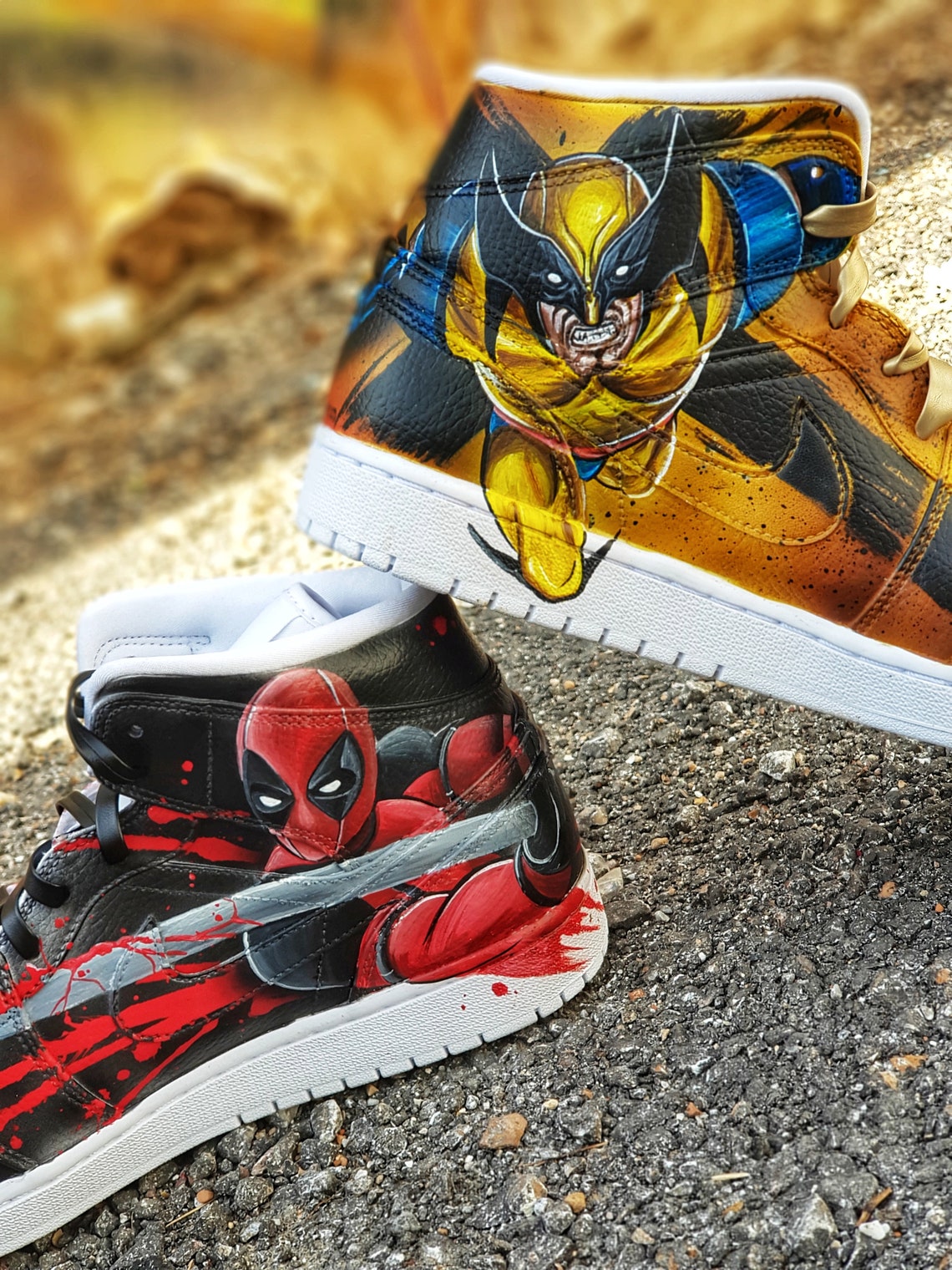 custom marvel nike shoes