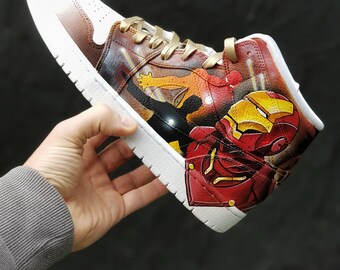custom marvel nike shoes