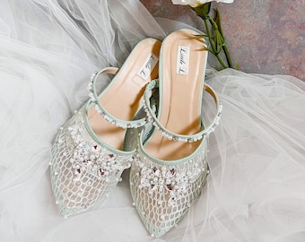 Green Wedding Shoes - Etsy