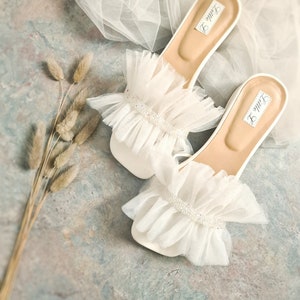 Ruffle sandals sales